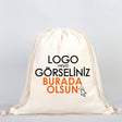 Büzgülü Bez Sırt Çantası 35x40 cm (Özelleştirilebilir)