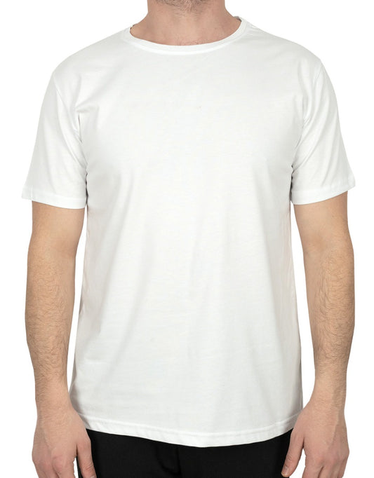 Basic T-shirt Beyaz Renk 1.Kalite