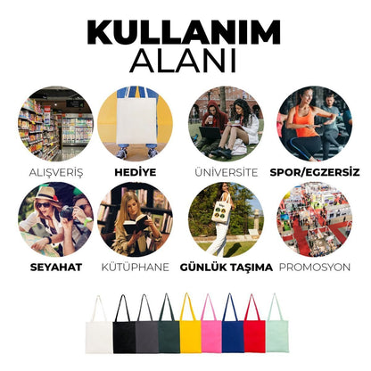 Gabardin Bez Çanta Sarı 35x40 cm