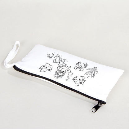 Boyanabilir Bez Kalemlik - Dalgıç Çocuk