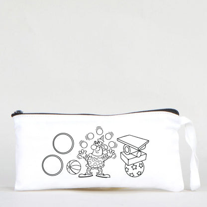 Boyanabilir Bez Kalemlik - Yetenekli Palyaço