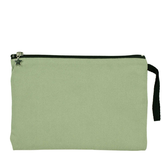 Clutch Çanta Mint Yeşili (25x18 cm) Astarlı