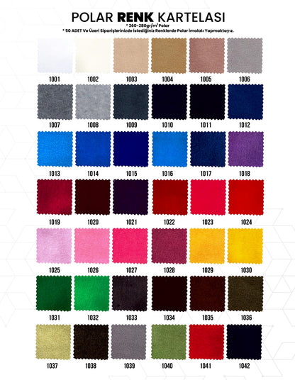 Fermuarlı Kışlık Polar - Siyah