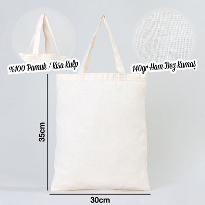 Ham Bez Çanta 30x35 cm - Kısa Kulp