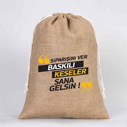 Jüt (Çuval) Kese 30x40 cm (Özelleştirebilir)