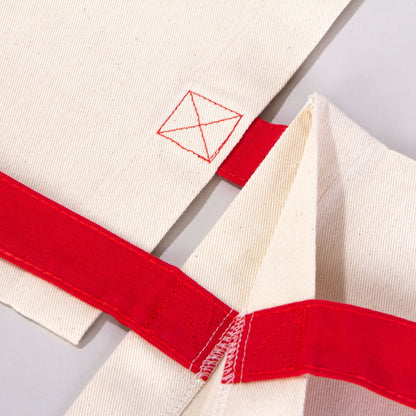 Gabardin Bez Çanta Kırmızı Kulp 40x35cm