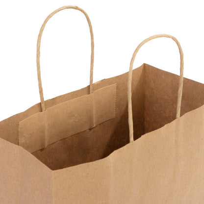 Kraft Kağıt Çanta Burgu Saplı - 25x12x31 cm (Özelleştirilebilir)