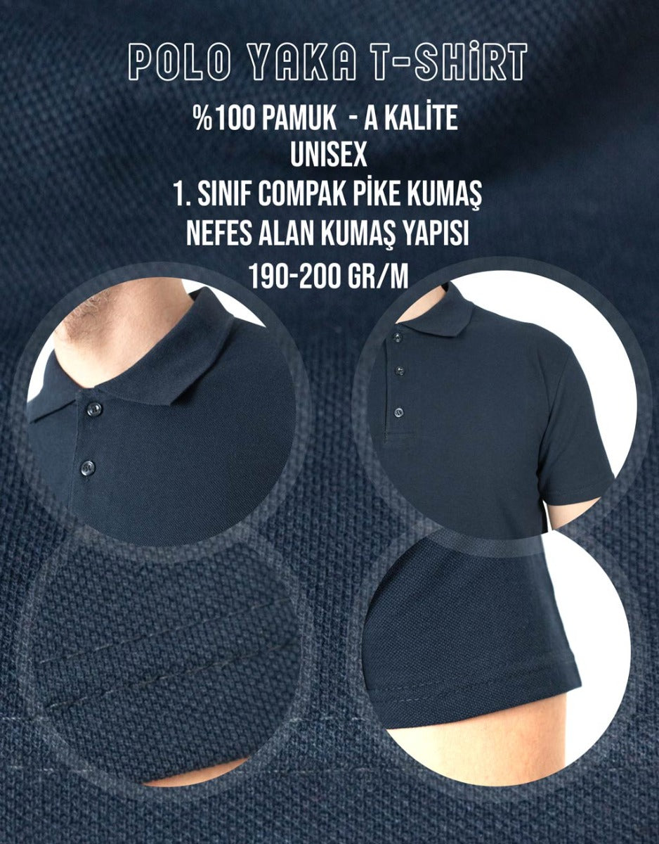 Polo Yaka Tişört Lacivert