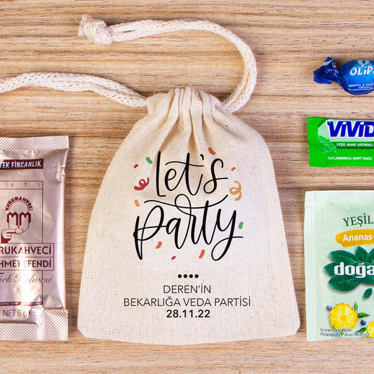 Bekarlığa Veda Partisi Hangover Kit Kese - Let's Party