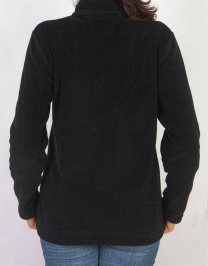 Fermuarlı Kışlık Polar - Siyah