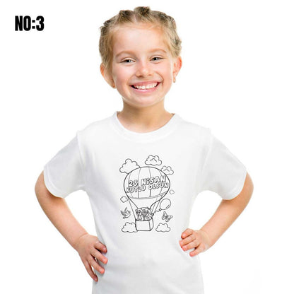 23 Nisan Boyanabilir Promosyon Tişört