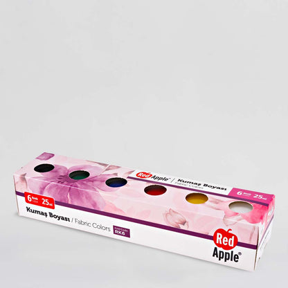 Red Apple Kumaş Boyası 6'lı