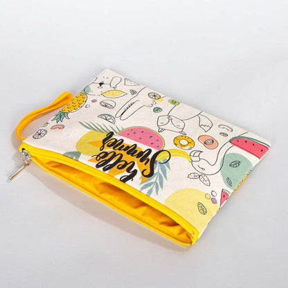 Summer Baskılı Clutch Set - Her Üründen 1 Adet