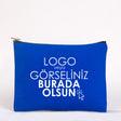 Star Clutch 21x15 Saks Mavi - Metal Fermuar (Özelleştirilebilir)