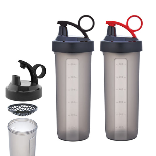 5320 Kırmızı Detokslu PP (Polipropilen) Shaker Matara / 740 ml