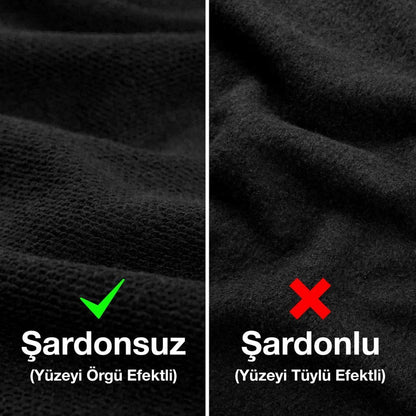 Kapüşonlu ve Fermuarlı Sweatshirt - 3 İplik, Şardonsuz (Özelleştirilebilir)