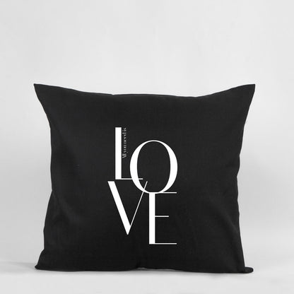 Yastık Kılıfı - Siyah (Özelleştirilebilir)