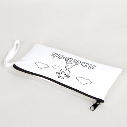 Boyanabilir Bez Kalemlik -  Sevimli Zürafa